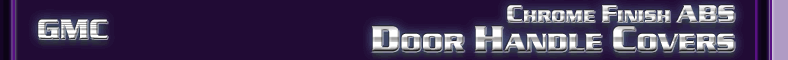 GMC Door Handle Covers